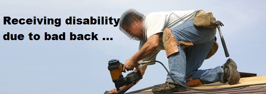 Bad Back disability